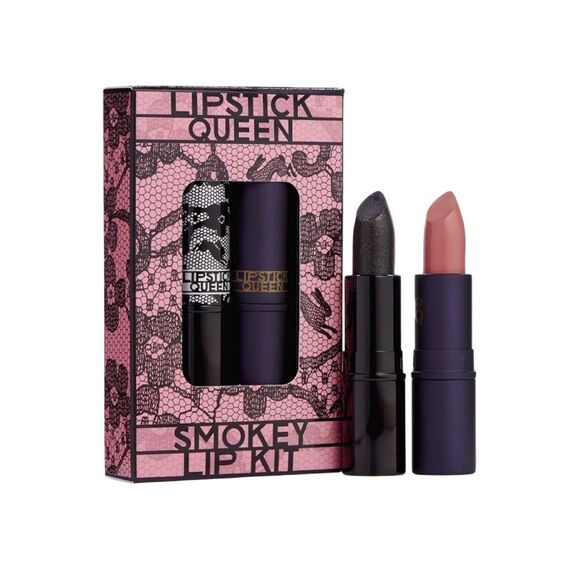 Lipstick Queen Smokey Lip Kit - Black Lace Rabbit / Pinky Nude Sinner - Picture 1 of 3